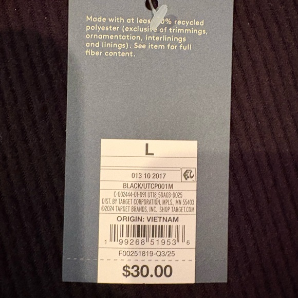 NWT Black Ribbed Off-Shoulder Sweater - Picture 5 of 5